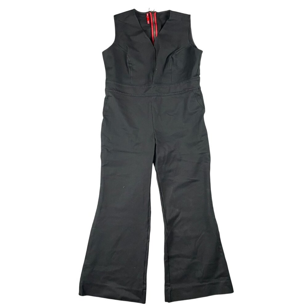 Spanx Perfect Jumpsuit Womens Size 1X Black Sleeveless Work Office Capsule